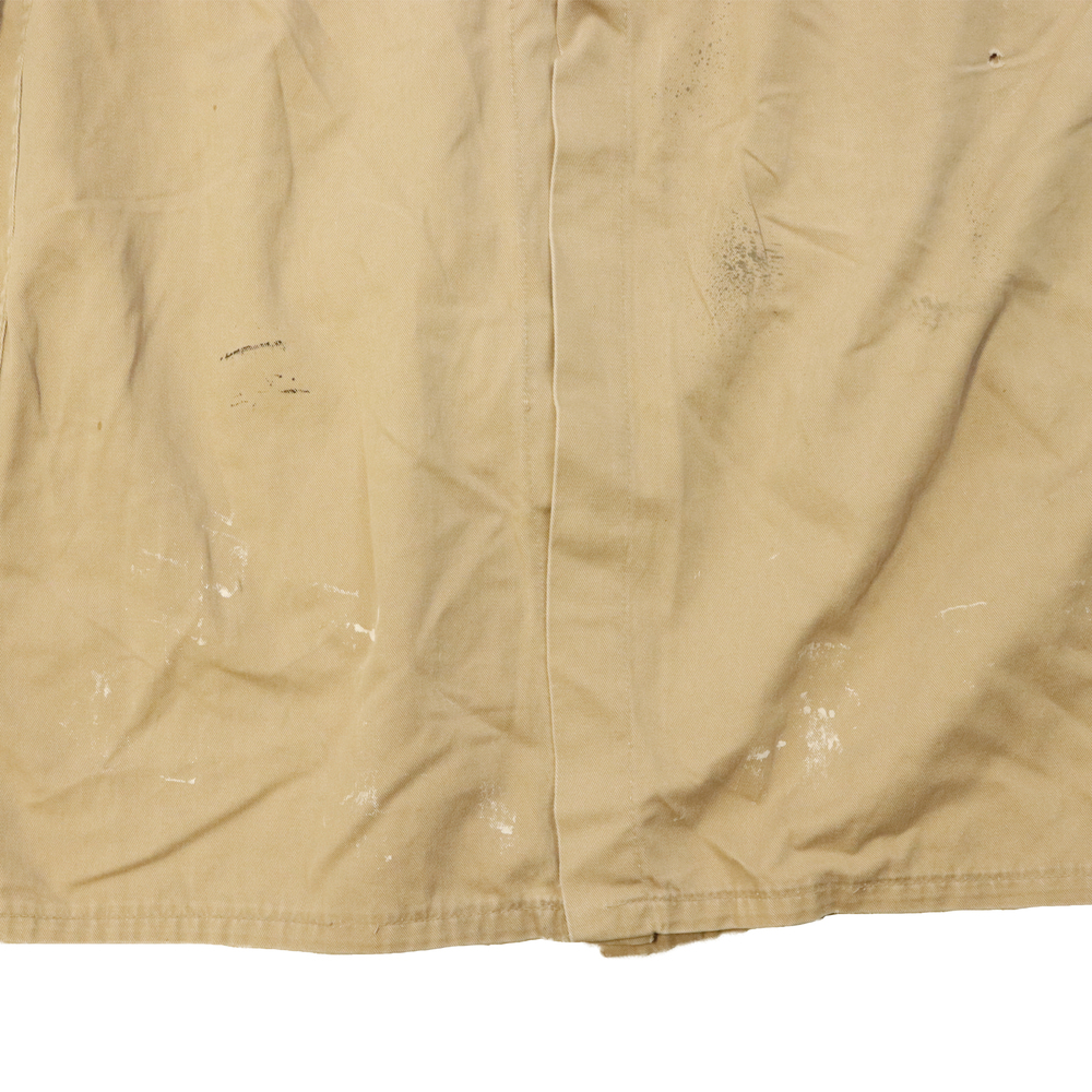 Vintage 50s Union Made Contrast Collar Chore Shop Coat Size 40 - Picture 6 of 10